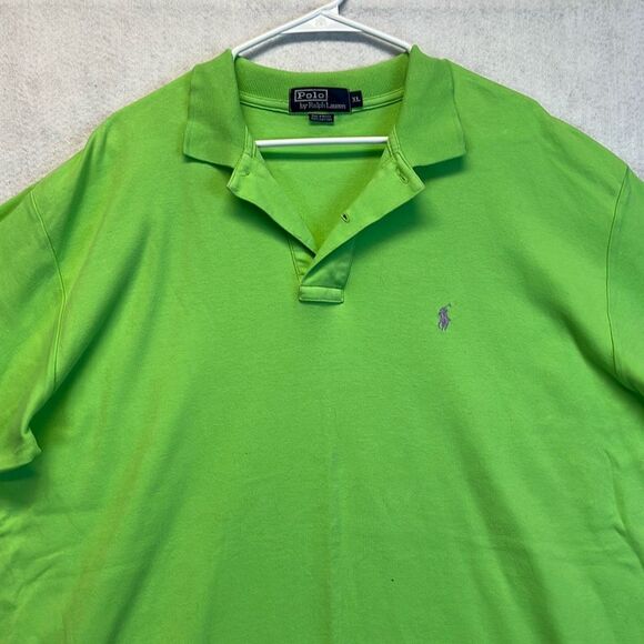 POLO RALPH LAUREN Men’s Polo Shirt Green XL Classic Fit Embroidered Horse Logo - Picture 2 of 12